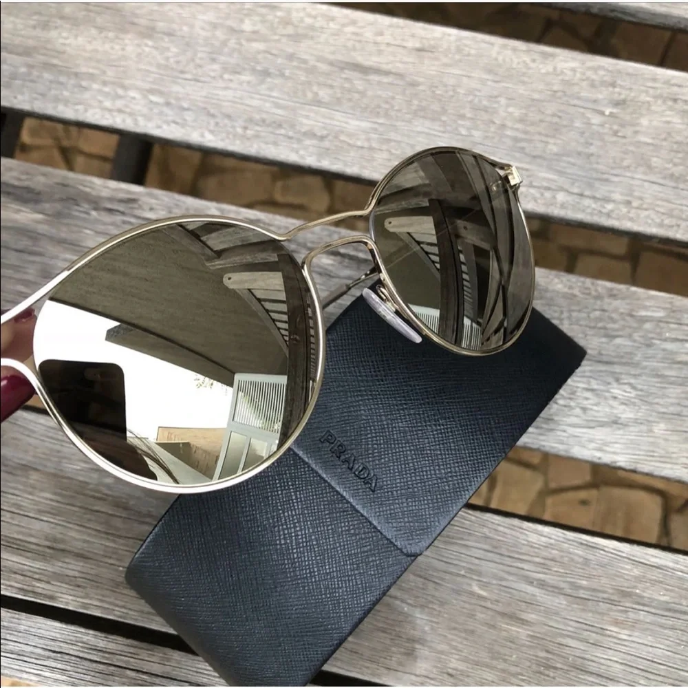 Prada Retro Round Aviators